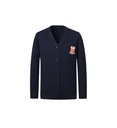 Navy Cotton Cardigan  (Female Fit)