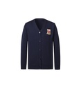 Navy Wool Cardigan  (Female Fit)