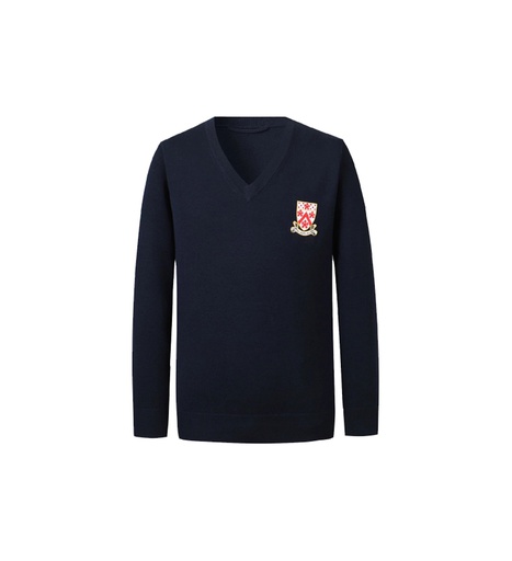 Navy Cotton Sweater  (Male Fit)